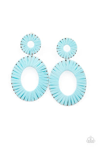 Foxy Flamenco - Blue Earrings