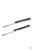 Satisfactory Sparkle - Green Hair Clip