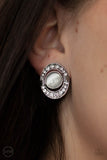 GLOW of Force - White Clip-on Earring