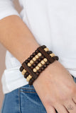 Caribbean Catwalk - Brown Bracelet