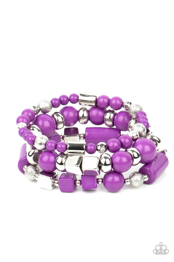 Perfectly Prismatic - Purple Bracelet