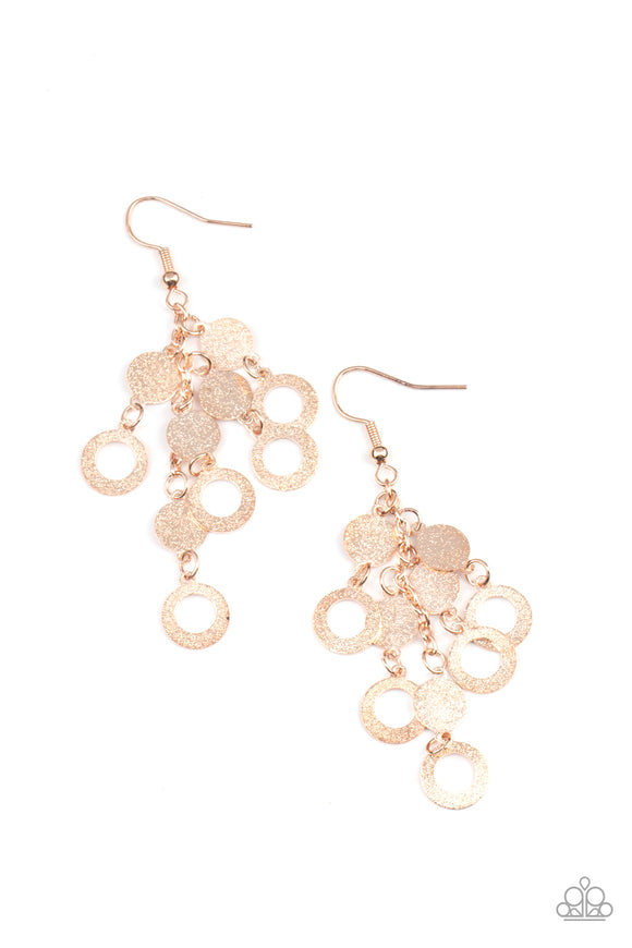 Im Always BRIGHT - Rose Gold Earrings