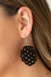 Summer Escapade - Black Earring