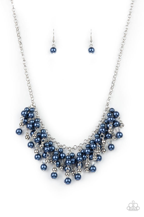 Champagne Dreams - Blue Necklace