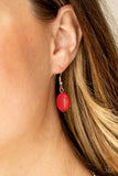 Meet Me At Sunset - Red Necklace
