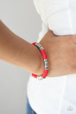 Stacked In Your Favor - Red Bracelet