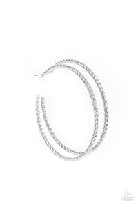 Resist The Twist - Silver Earring