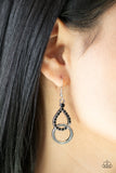 Red Carpet Couture - Black Earring