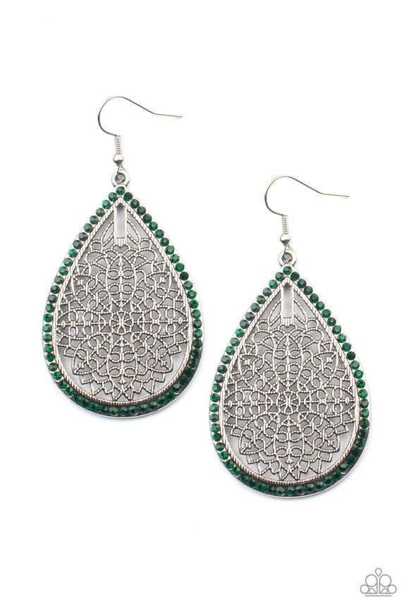 Fleur de Fantasy - Green Earring