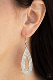 Exquisite Exaggeration - White Earring