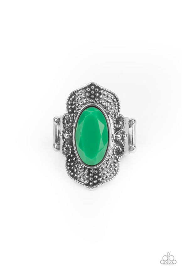 Taj Mahal Trendsetter - Green Ring