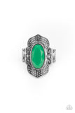 Taj Mahal Trendsetter - Green Ring