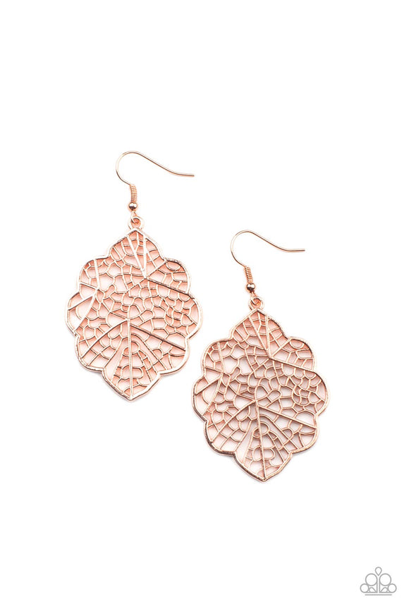 Meadow Mosaic - Copper Earring