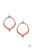 Thai Treasures - Orange Earring