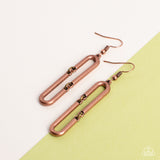 Linked and Synced - Copper Earring