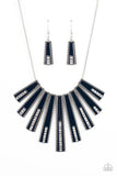 FAN-tastically Deco - Blue Necklace