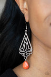 Transcendent Trendsetter - Orange Earring