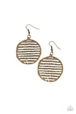 Sunrise Stunner - Brass Earring