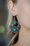 Saguaro Sunset - Blue Earring