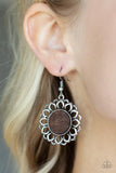 Farmhouse Fashionista - Brown Earring