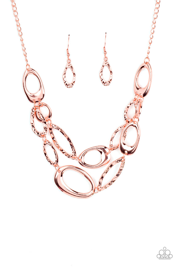 Game OVAL - Copper Necklace