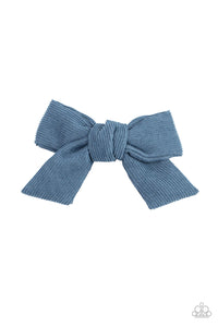 Corduroy Cowgirl - Blue Hair Clip