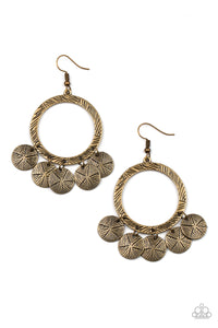 Trinket Tease - Brass Earring