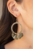 Trinket Tease - Brass Earring