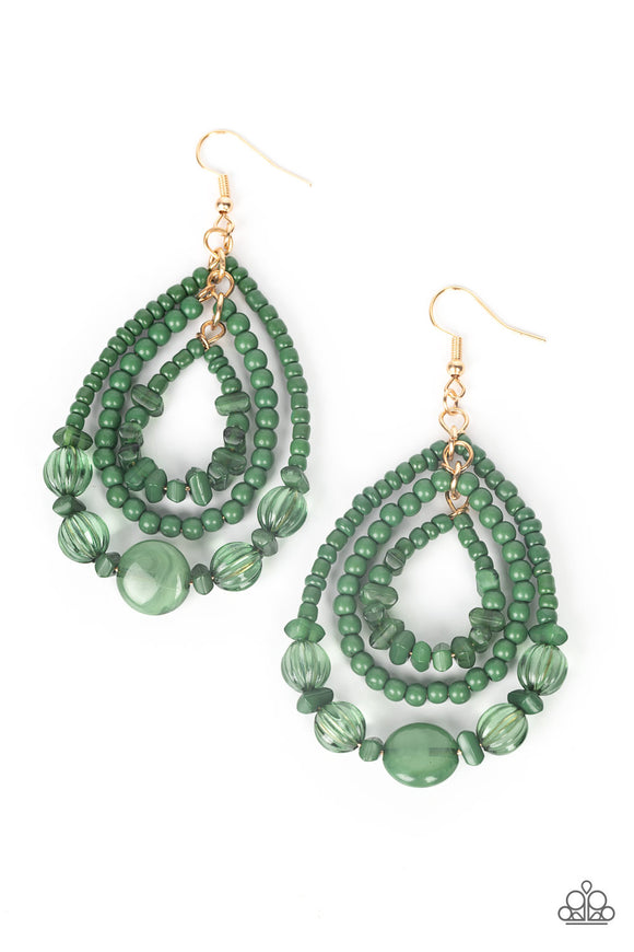 Prana Party - Green Earring