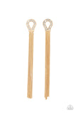 Dallas Debutante - Gold Capital Post Earring