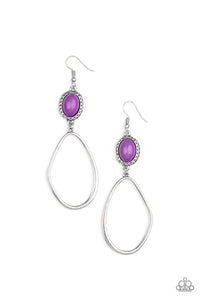 Adventurous Allure - Purple Earring