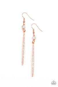 Skyscraping Shimmer - Copper Earring