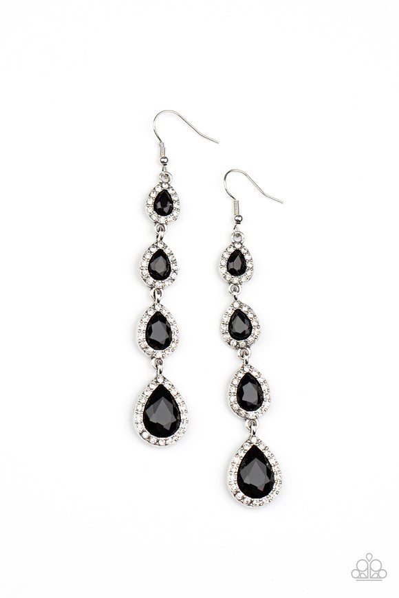 Confidently Classy - Black Earring