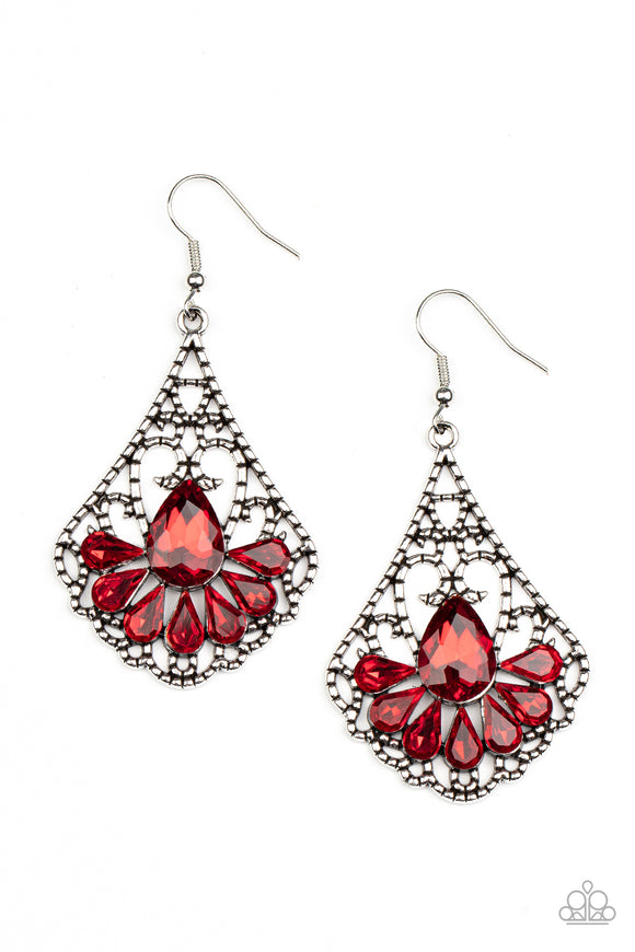 Exemplary Elegance - Red Earring