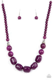 Ten Out of TENACIOUS - Purple Necklace