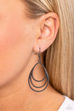 Trendy TIER-Drops - Black Earring