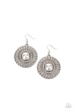 Glorified Glitz - White Earring