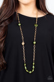 Pardon My FABULOUS - Green Necklace