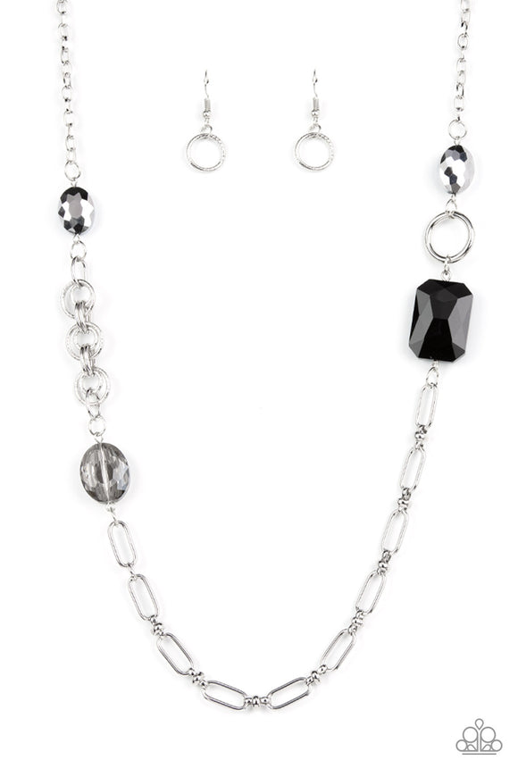 Famous and Fabulous - Black Necklace