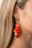 Tropical Tryst - Orange Earring