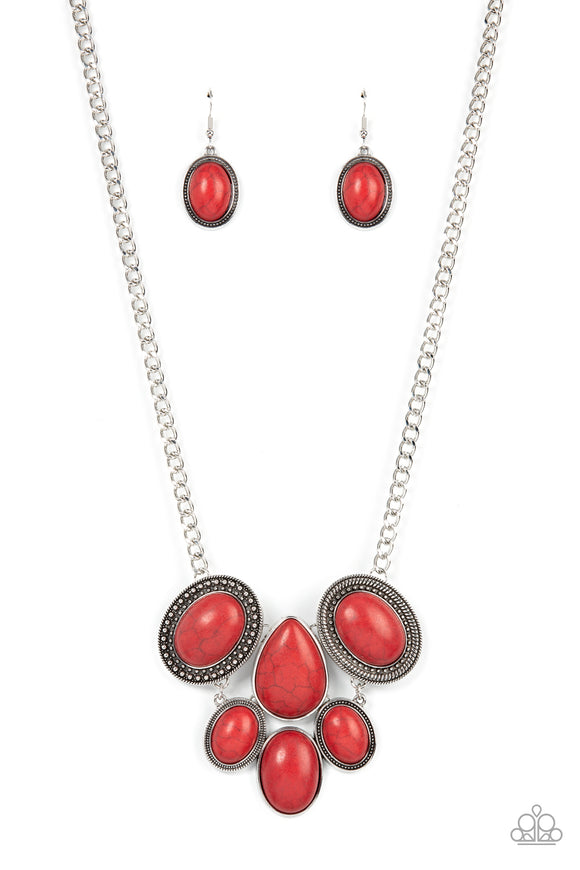 All-Natural Nostalgia - Red Necklace