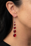 Red Carpet Charmer - Red Earring