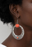 Garden Glyphs - Orange Earring