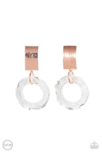 Clear Out! - Copper Earring