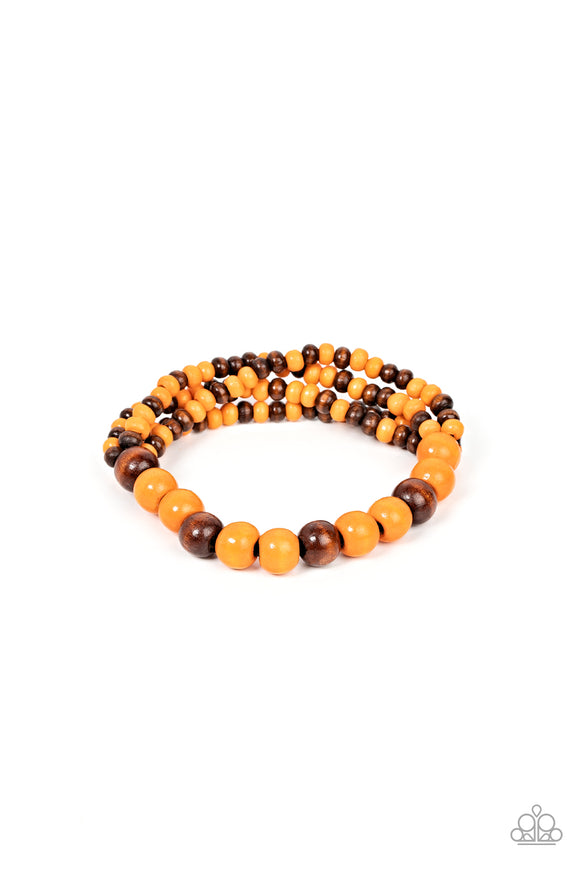 Oceania Oasis - Orange Bracelet