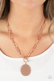 Tag Out - Copper Necklace