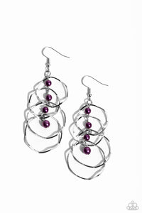 Pearl Palooza - Purple Earring