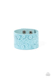 Rosy Wrap Up - Blue Bracelet