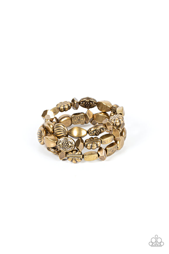 Charmingly Cottagecore - Brass Bracelet