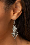 Fan of Glam - White Earring